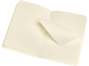 Set of 2 Pocket Volant Plain Notebooks, Blue/Amber Yellow