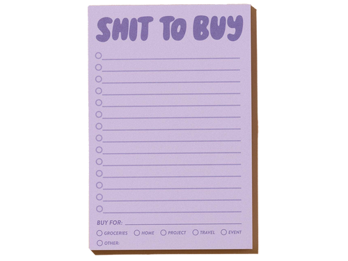 Shit To Buy Notepad