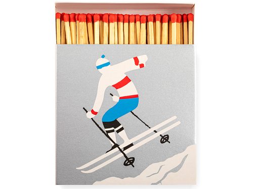 The Skier, Square Holiday Safety Matches