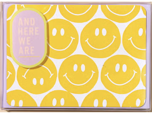 Smiley Faces Notecard, Boxed Set of 8