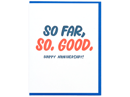 So Far, So Good Anniversary, Single Card