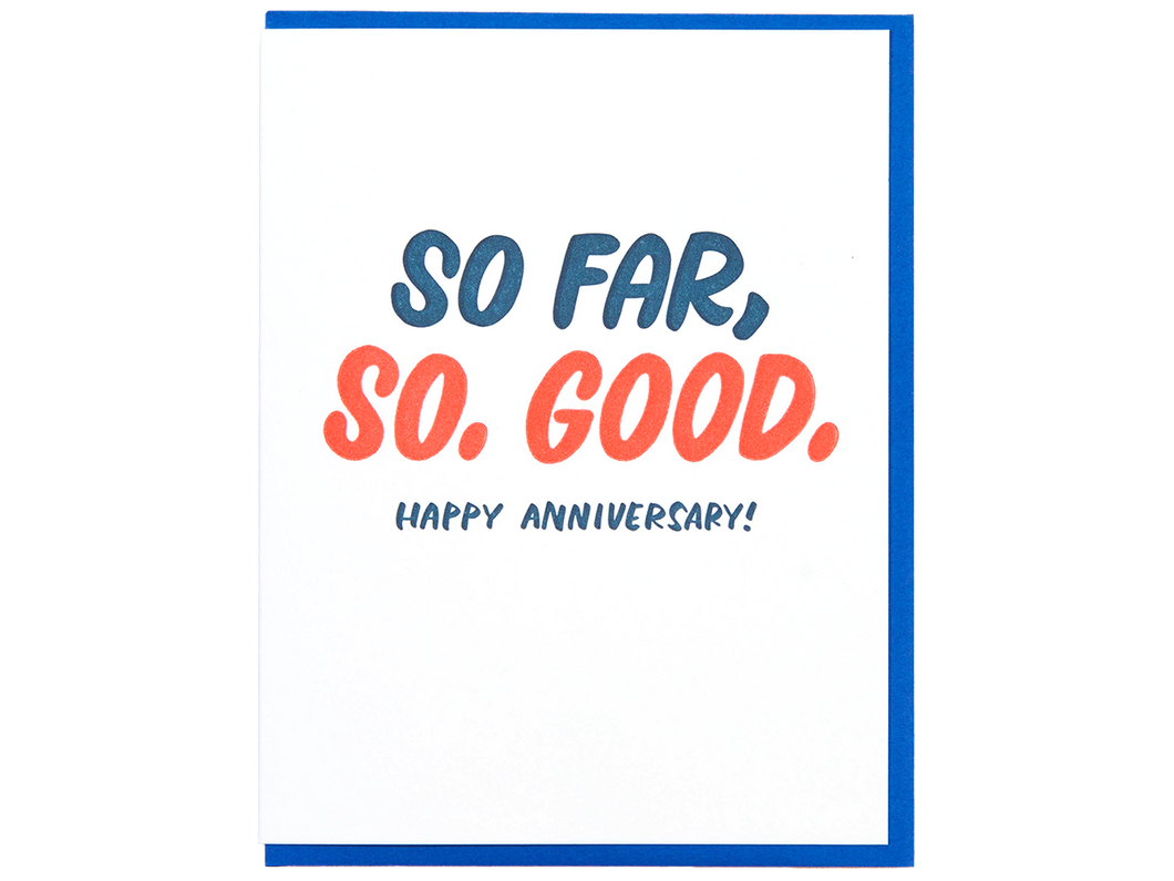 So Far, So Good Anniversary, Single Card