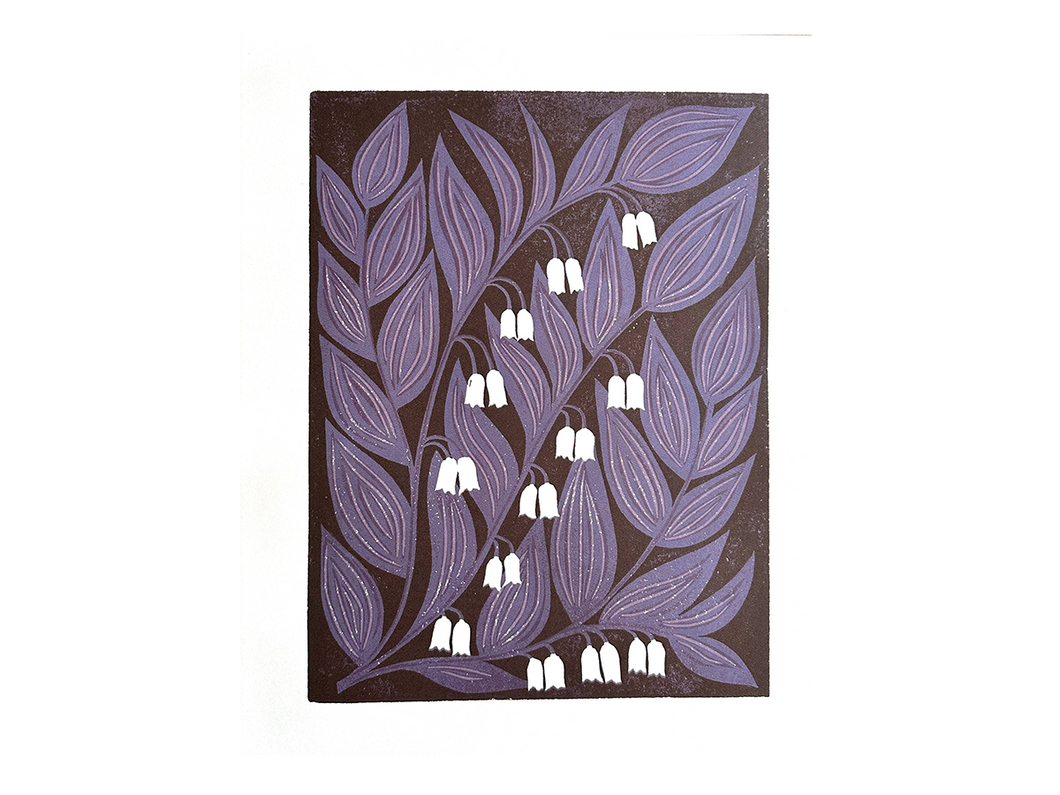 Solomon's Seal Poster, Blue