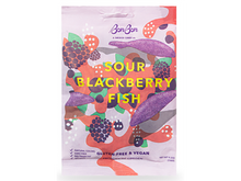 Sour Blackberry Swedish Fish Candy