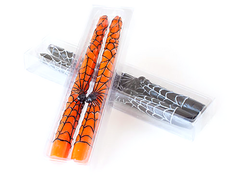 Spider Taper Candle, Set of 2