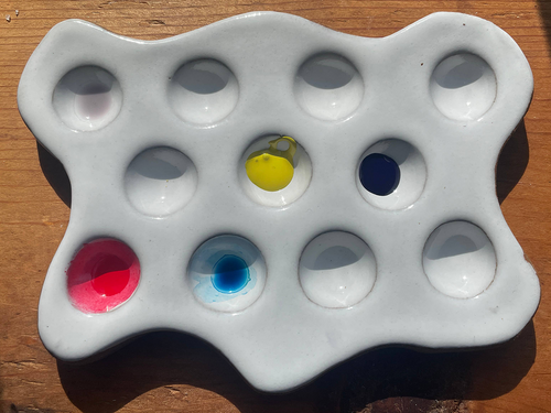 Splat Ceramic Artist Paint Palette