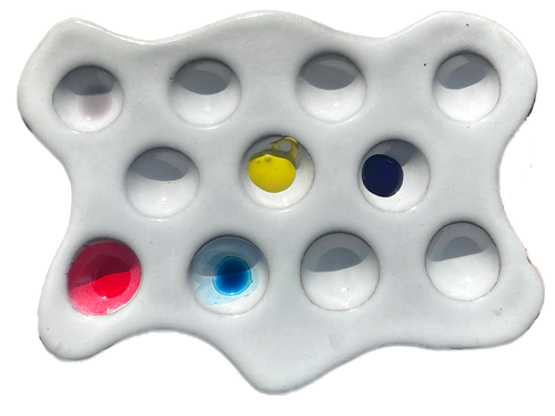 Splat Ceramic Artist Paint Palette