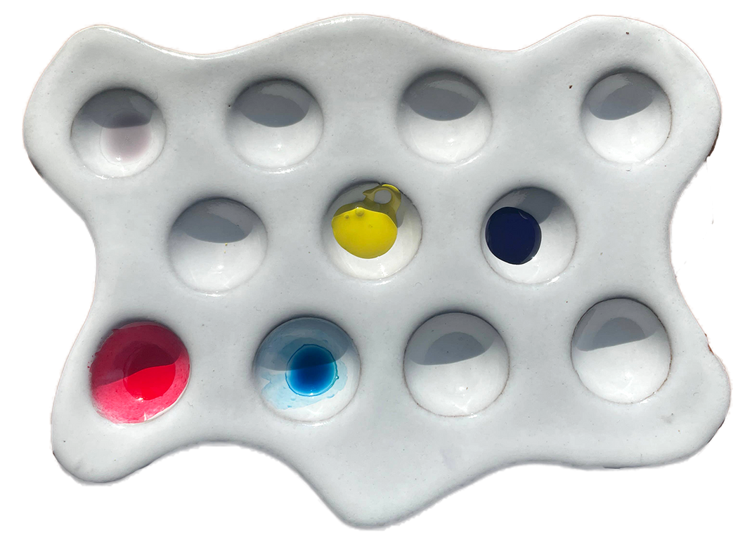 Splat Ceramic Artist Paint Palette