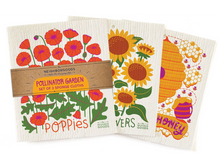 Pollinator Garden Sponge Cloth, Set of 3