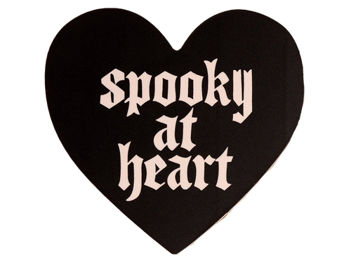 Spooky At Heart, Vinyl Sticker
