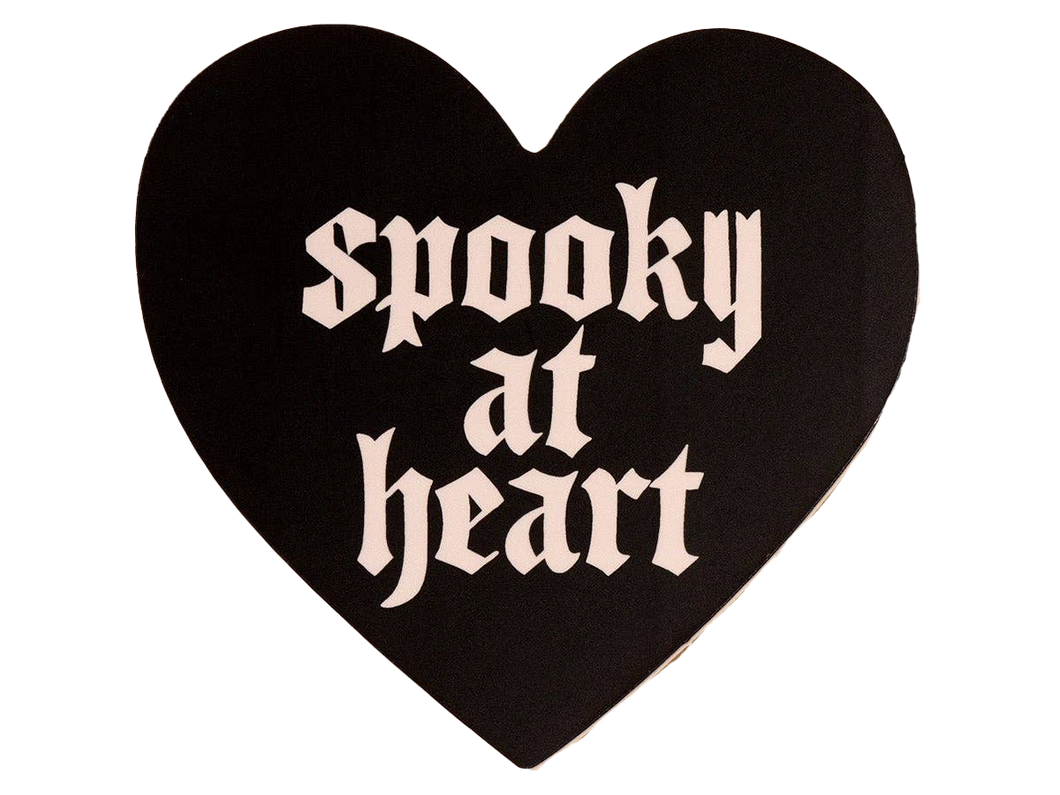 Spooky At Heart, Vinyl Sticker