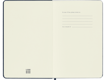 Medium Hard Cover Squared Notebook, Sapphire Blue