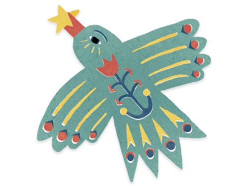 Star Bird, Single Sticker