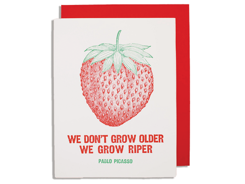 Strawberry Fruit, Single Card