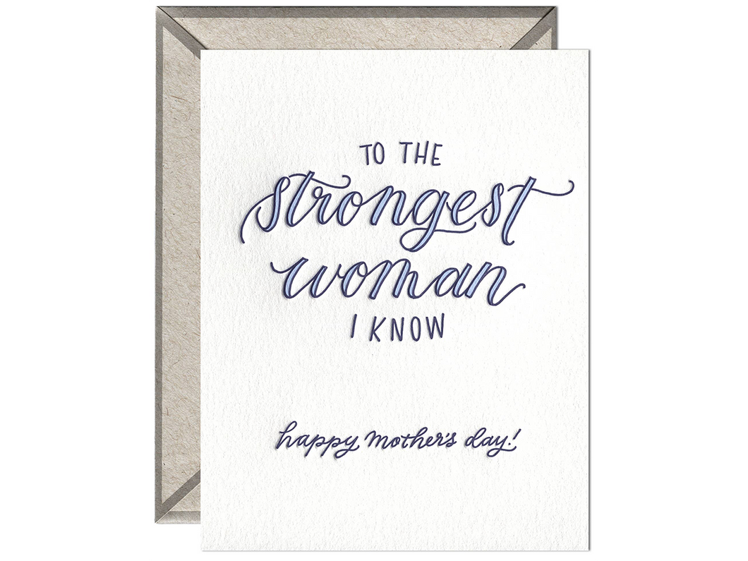 Strongest Woman I Know, Single Card