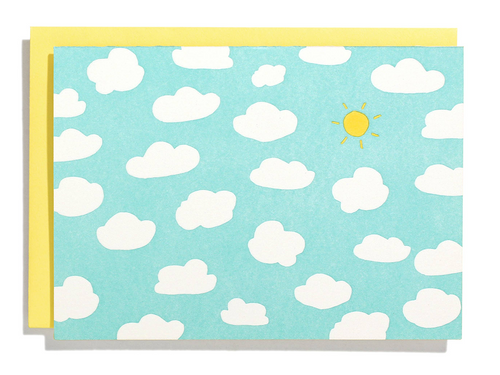 Blue Sky Pattern Card, Boxed Set of 6