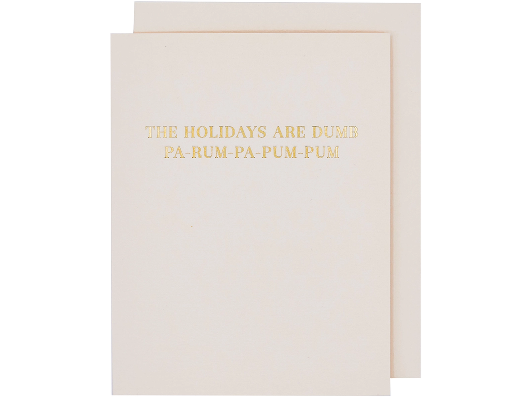 Holidays Are Dumb, Single Card