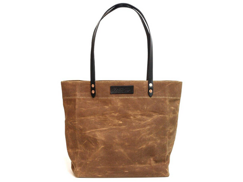 Waxed Canvas Market Tote