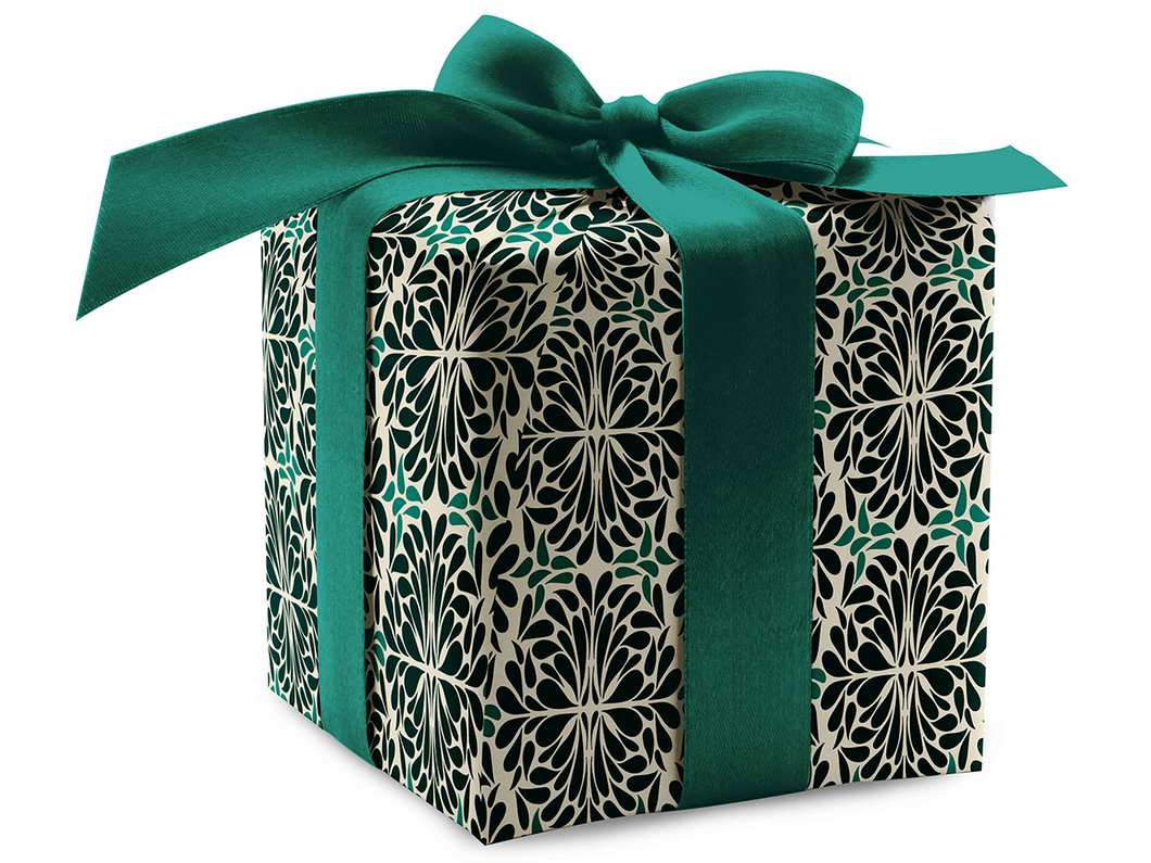 Teal Pinwheel Wrapping Paper, Set of 2 Sheets
