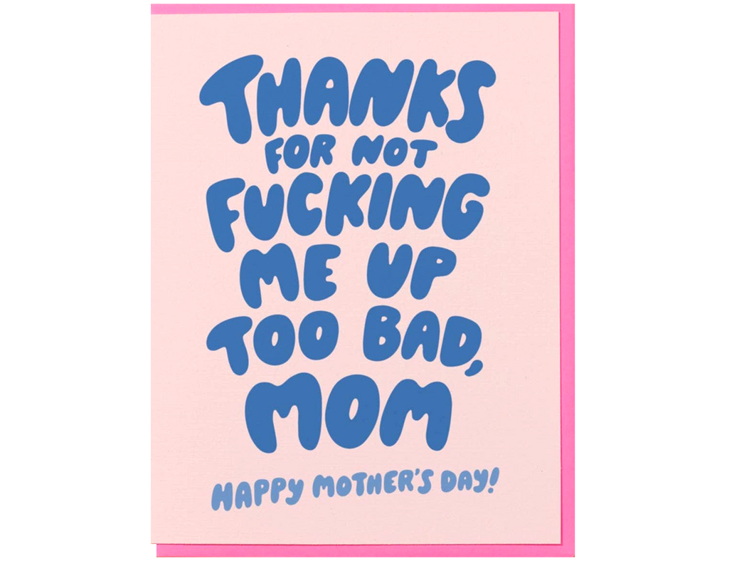 Thanks Mom, Single Card