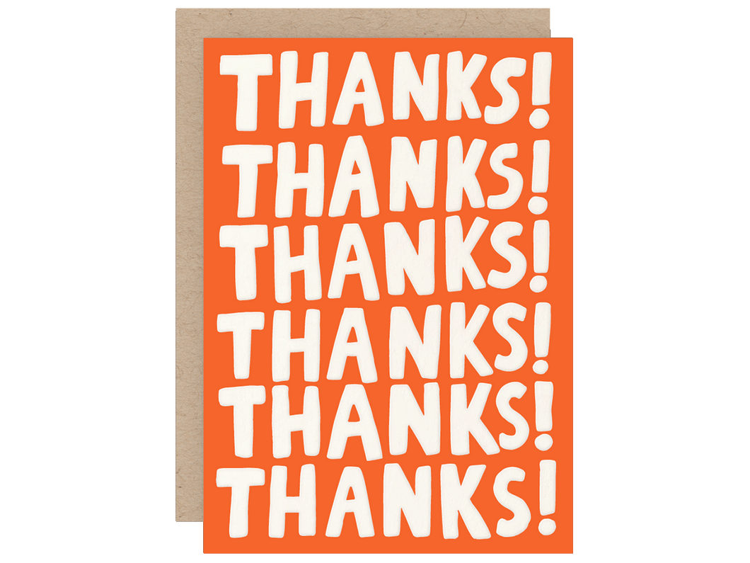 Thanks! Thanks! Thanks!, Single Card