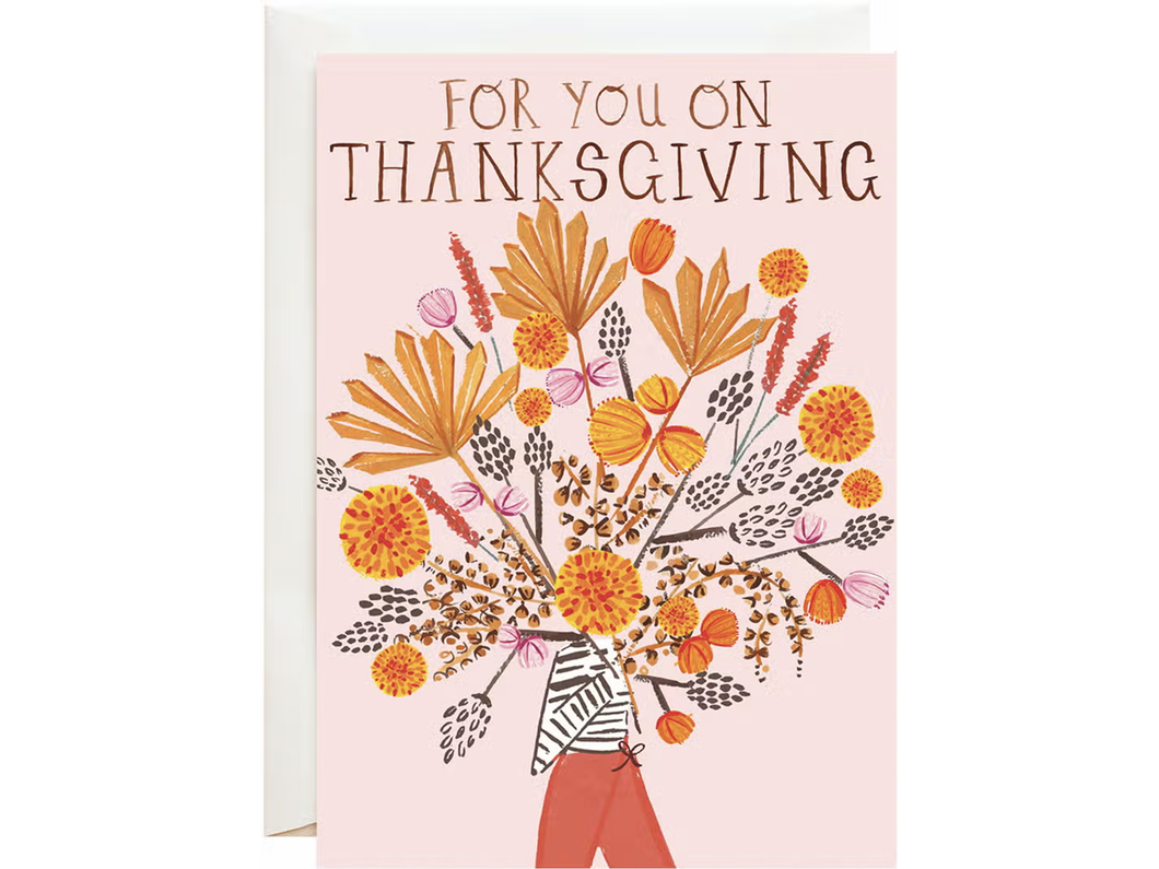 Thanksgiving Autumn Bouquet, Single Card