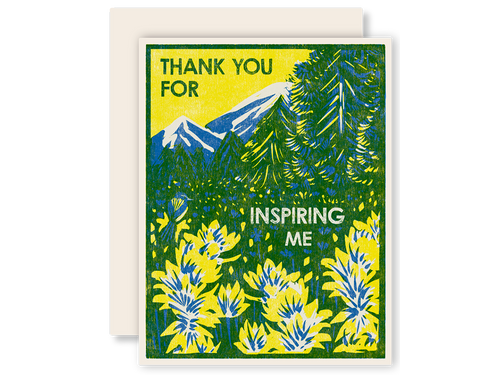 Thank You for Inspiring Me, Single Card