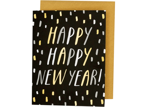 New Year Confetti, Single Card