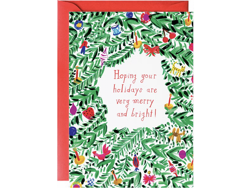 Tinsel on the Tree Notecards, Set of 6