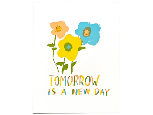 New Day Flowers, Single Card