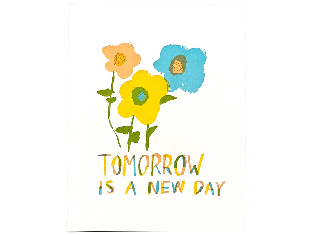 New Day Flowers, Single Card