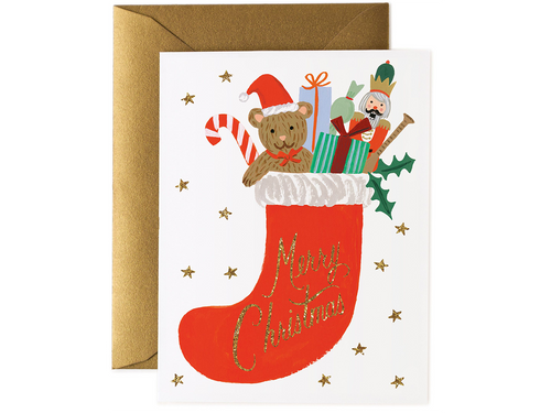 Toy Stocking, Single Card