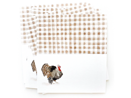 Turkey Place Cards, Set of 8