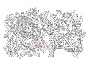 Twilight Garden Coloring Book
