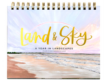 Undated Land & Sky Desk Flip Calendar