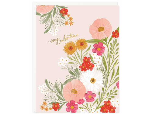 Valentine Garden, Single Card