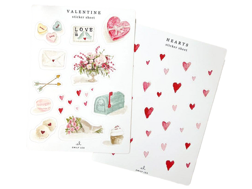 Valentine Sticker Sheets