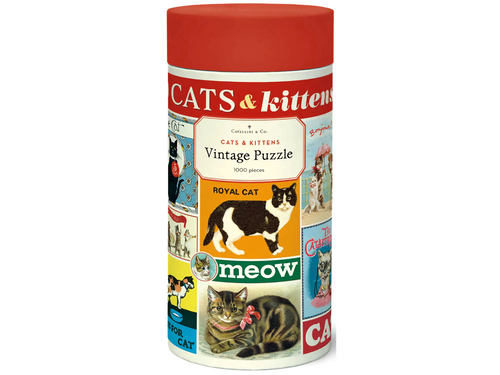 Vintage Cats 1,000 Piece Puzzle