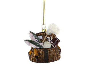 Vintage Fishing Creel Ornament – Noteworthy Paper & Press