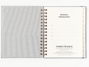 2024 Chicago Ave Weekly Spiral Planner, Dusty Blue
