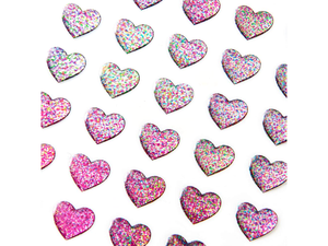 Holographic Mini Heart Stickers