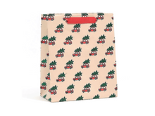 Red Cars with Glitter Trees Gift Bag, Various Sizes