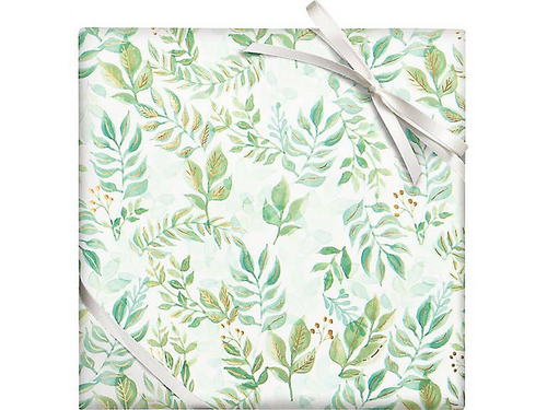 Watercolor Garden Stone Wrapping Paper