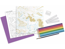 Watercolor Paint-by-Number, Unicorn