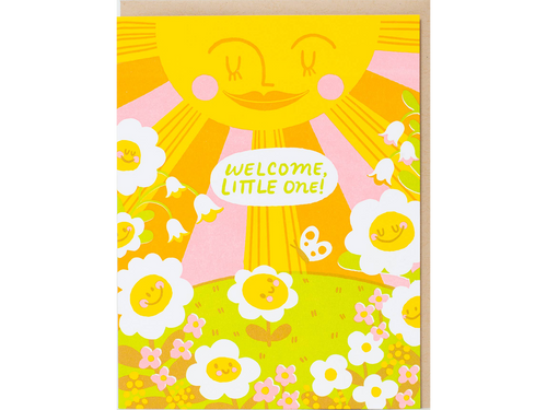 Welcome Baby Sun, Single Card