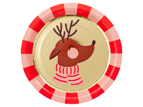 Whimsical Character Small Christmas Plates