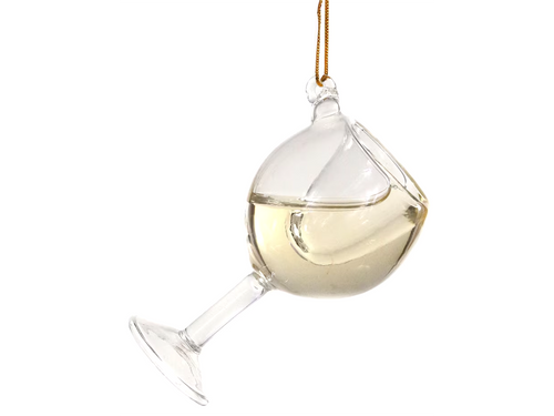 Glass of Mascoto Wine Ornament