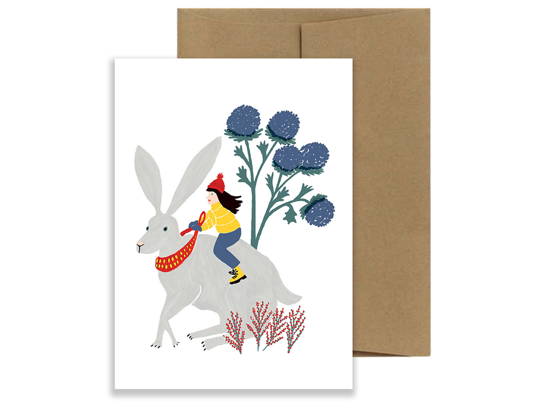 White Rabbit Easter, Single Card