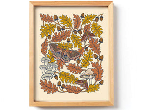 White Oak Autumn Art Print