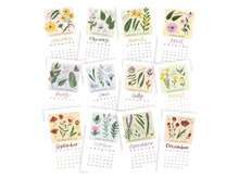Wildflower Botanicals 2027 Mini Desk Calendar
